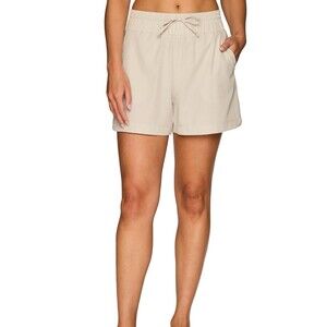 RBX Active Walking Shorts with Pockets & Drawstring - Sand, Women's XL